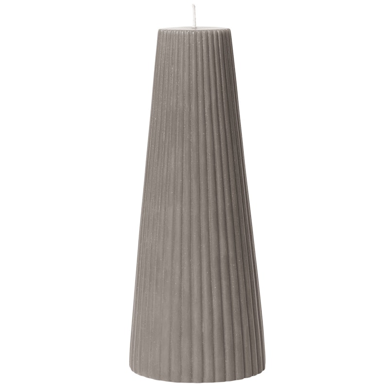 Grooved Trapez Ljus, Dark Taupe