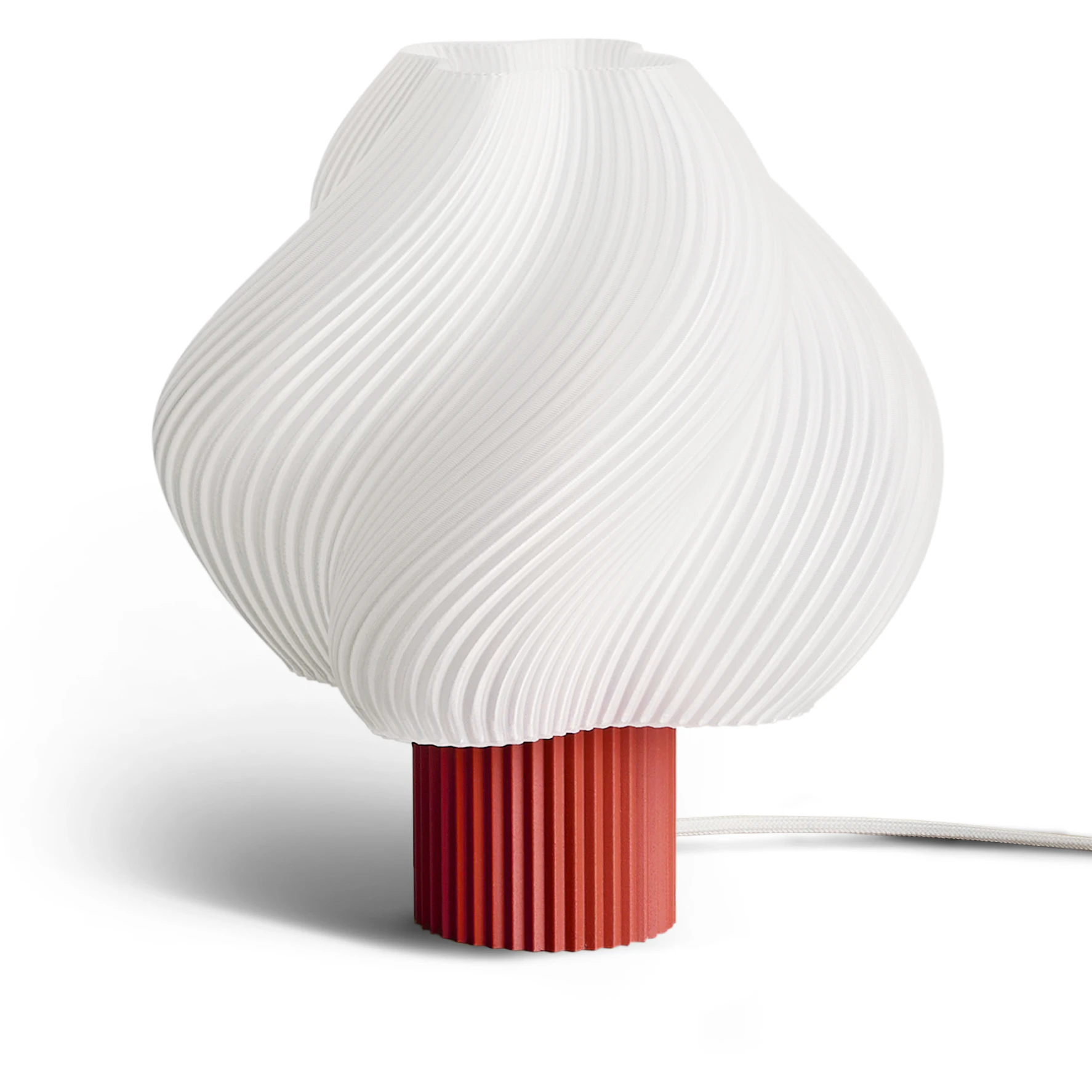 Cr&egrave;me Atelier Soft Serve Bordslampa Grande - Bordslampor &Aring;tervinningsbar Bioplast Rhubarb