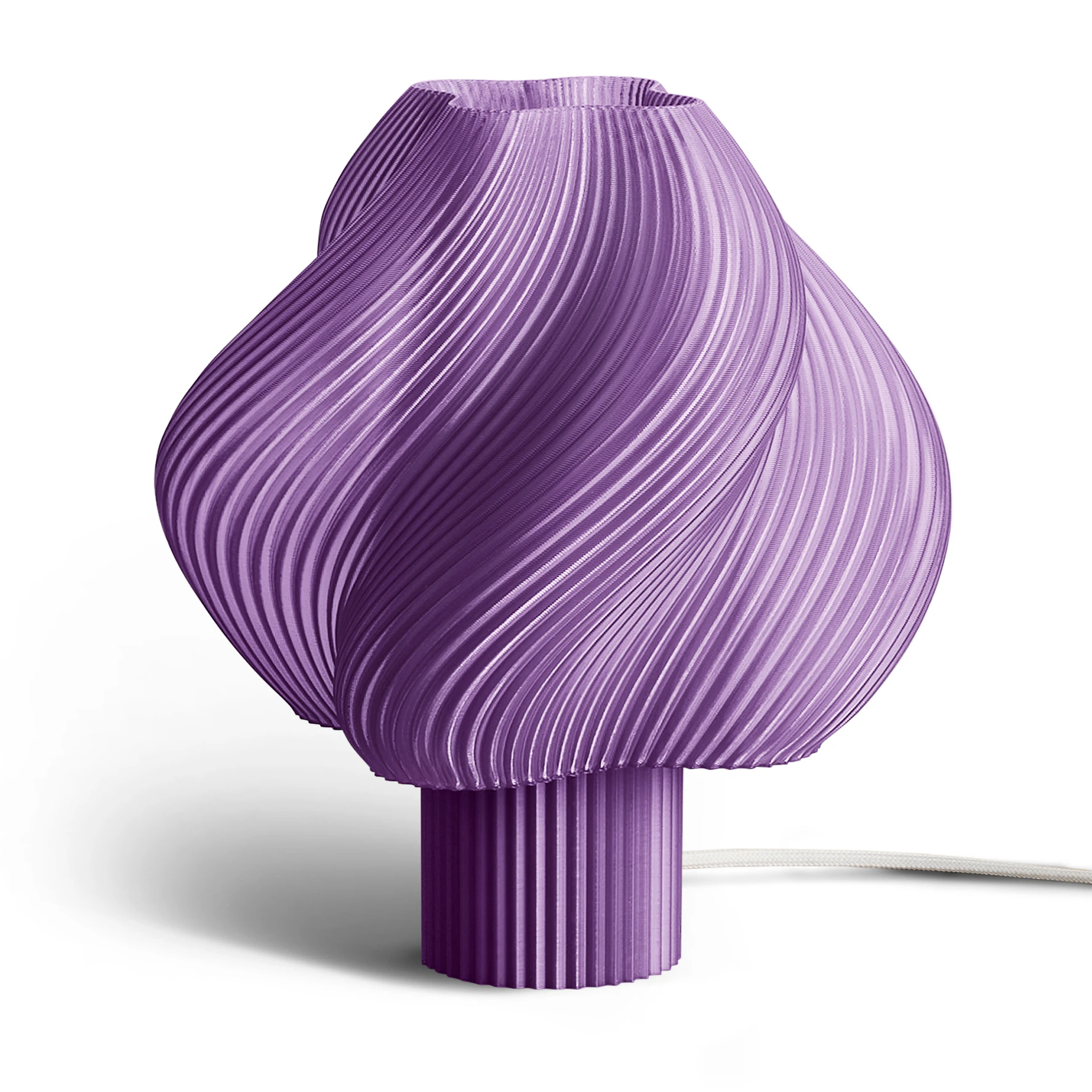 Cr&egrave;me Atelier Soft Serve Bordslampa Grande - Bordslampor &Aring;tervinningsbar Bioplast Lavender Sorbet