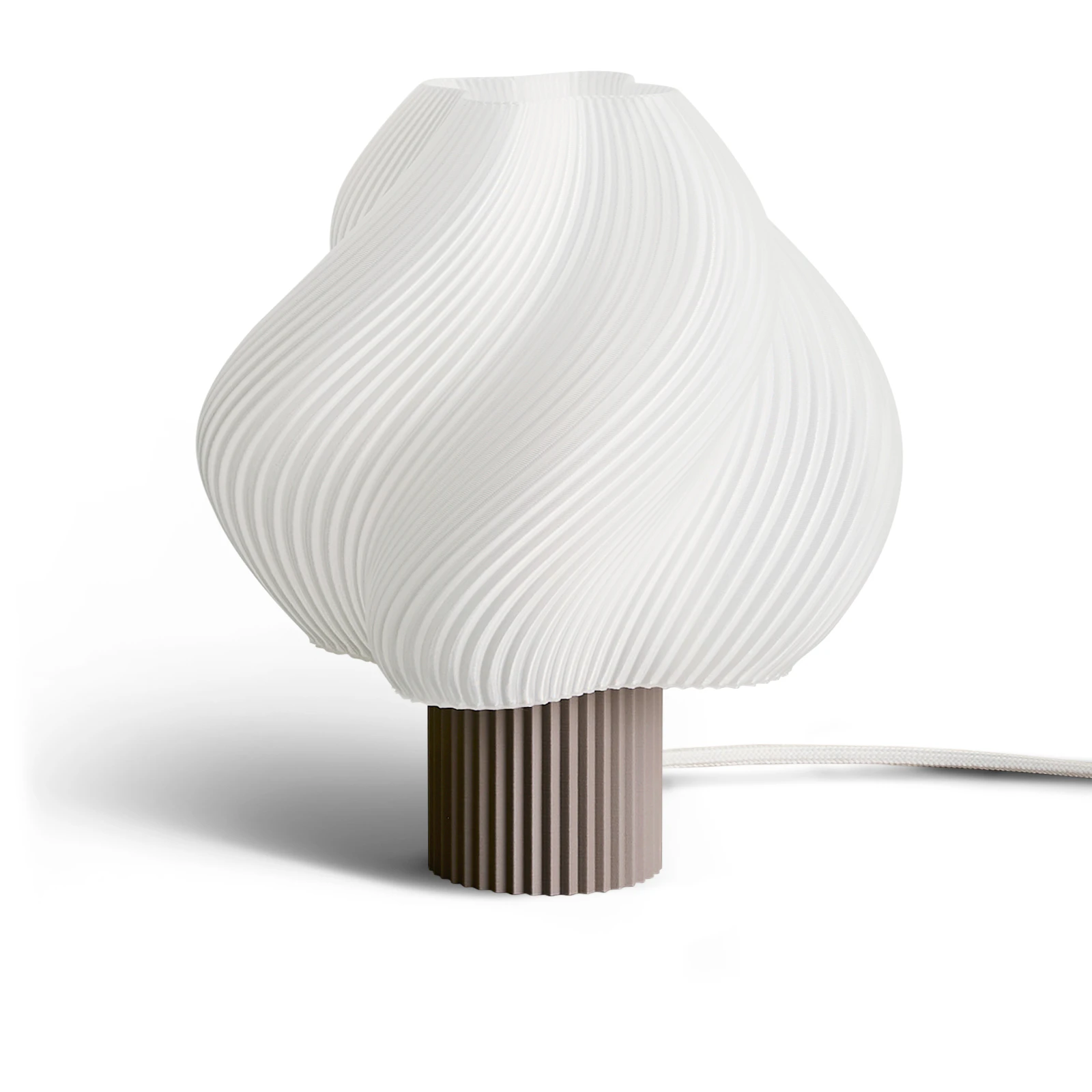 Cr&egrave;me Atelier Soft Serve Bordslampa Regular Mocha - Bordslampor &Aring;tervinningsbar Bioplast Mocka