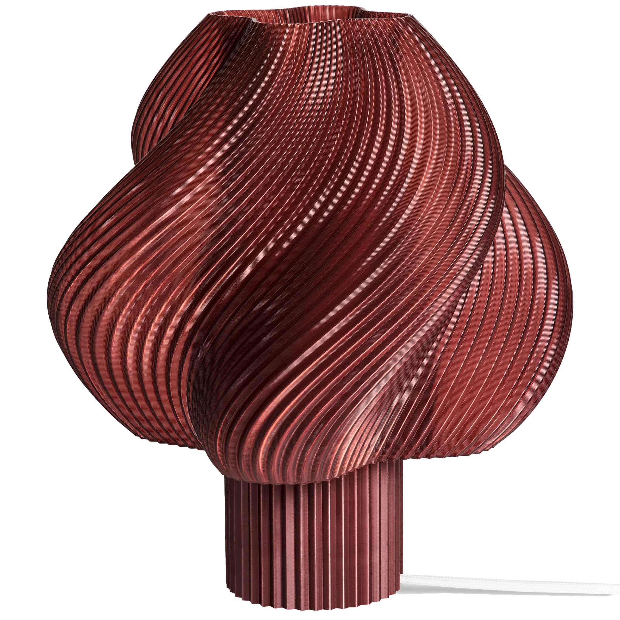 Crème Atelier Soft Serve Bordslampa Regular - Bordslampor Återvinningsbar Bioplast Cherry