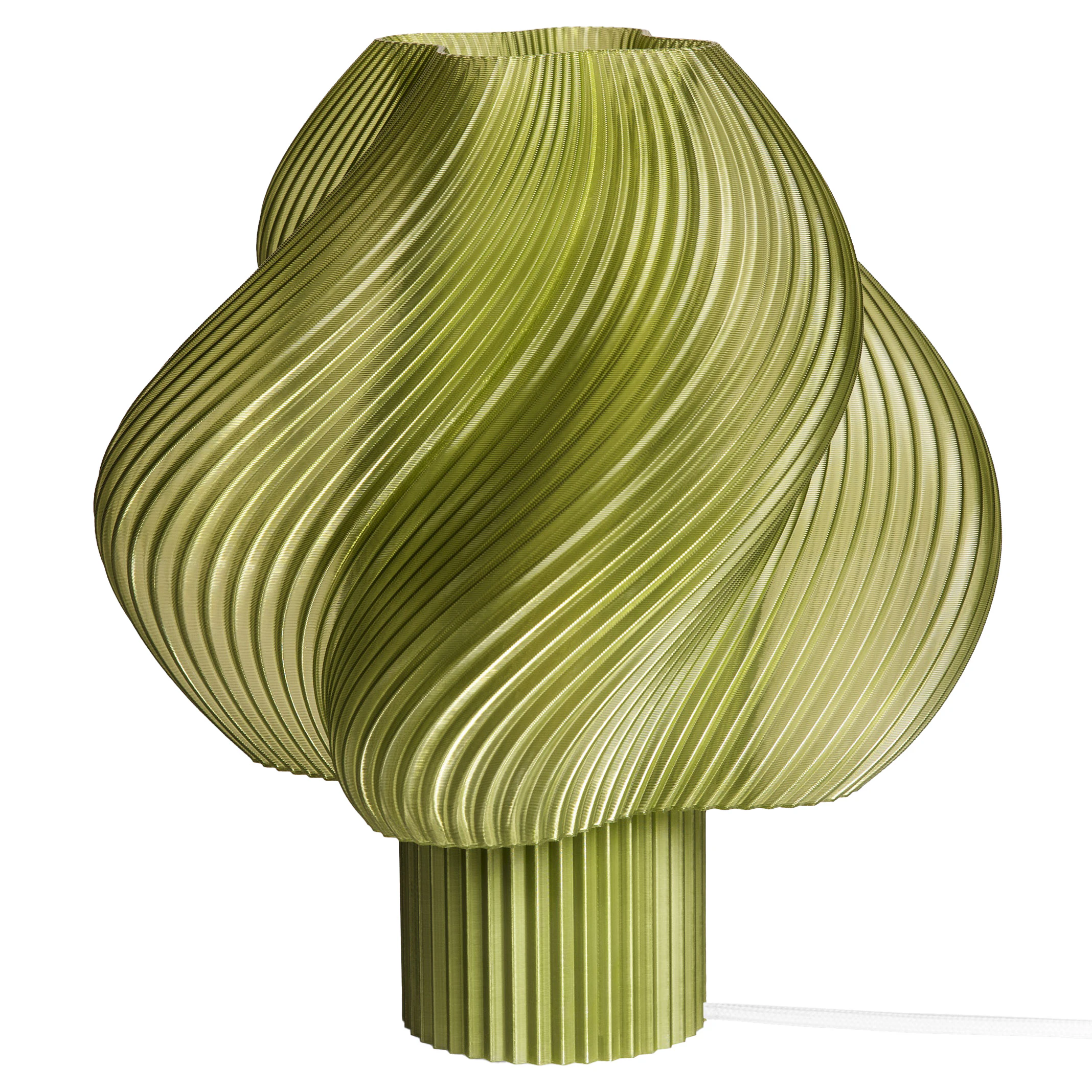 Cr&egrave;me Atelier Soft Serve Bordslampa Regular Olive - Bordslampor &Aring;tervinningsbar Bioplast Olivgr&ouml;n
