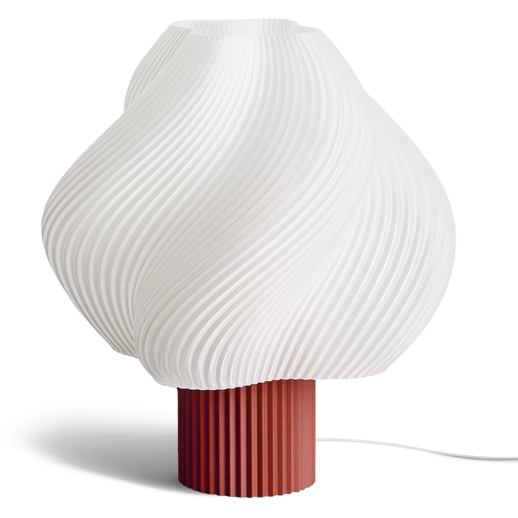 Cr&egrave;me Atelier Soft Serve Mega Golvlampa - Golvlampor &Aring;tervinningsbar Bioplast Rhubarb