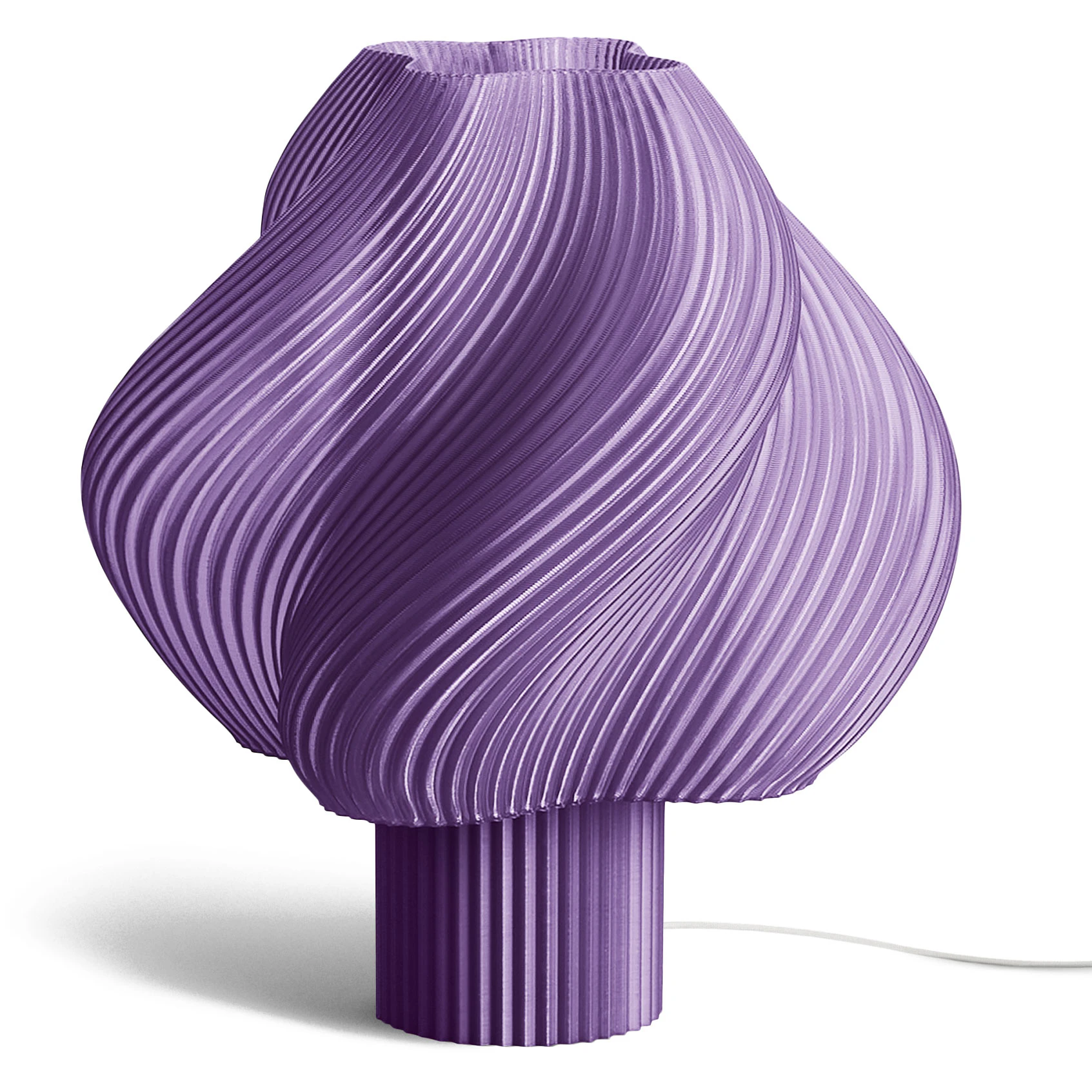 Cr&egrave;me Atelier Soft Serve Mega Golvlampa - Golvlampor &Aring;tervinningsbar Bioplast Lavender Sorbet