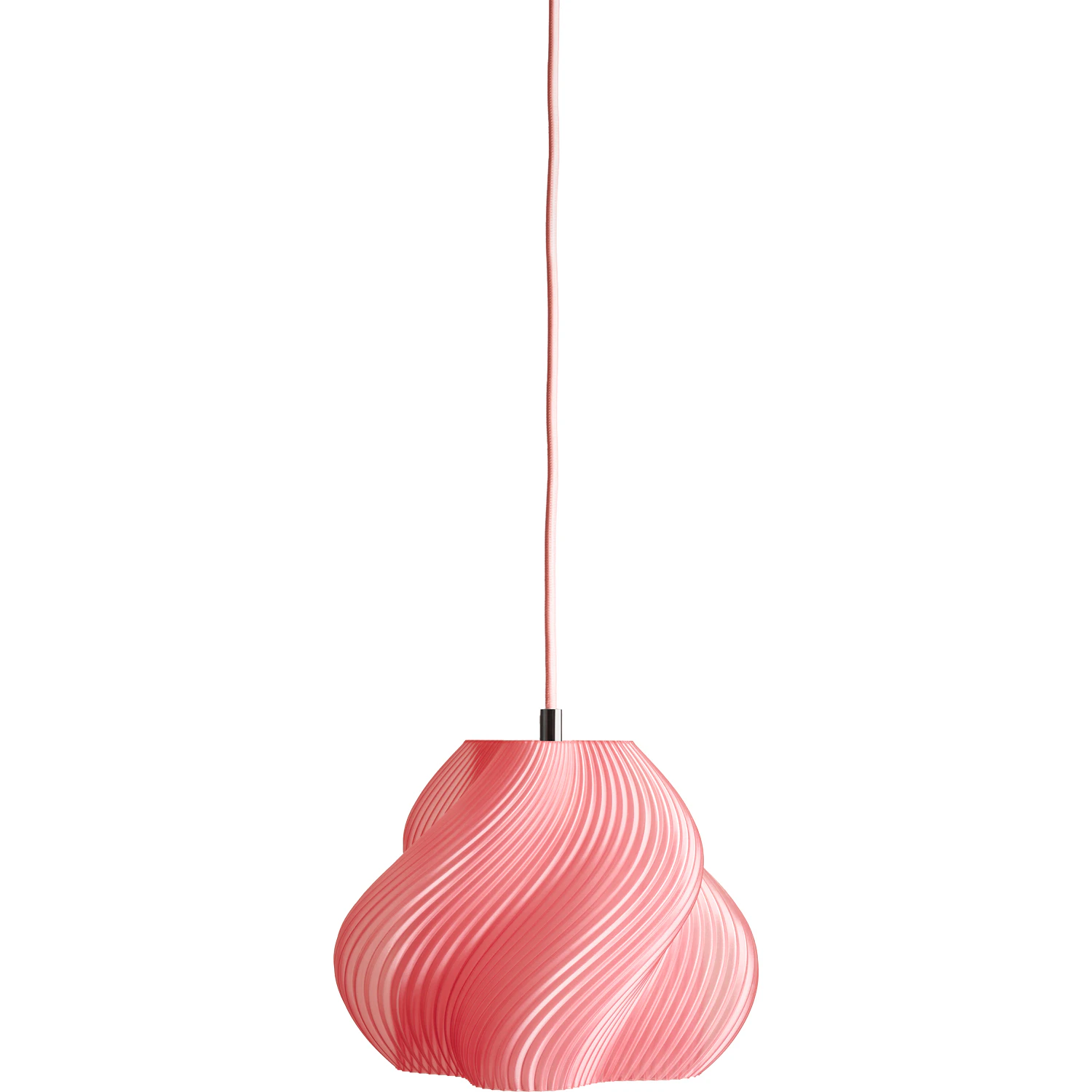 Crème Atelier Soft Serve Pendel 01 / Peach Sorbet - Pendellampor Återvinningsbar Bioplast Mässing