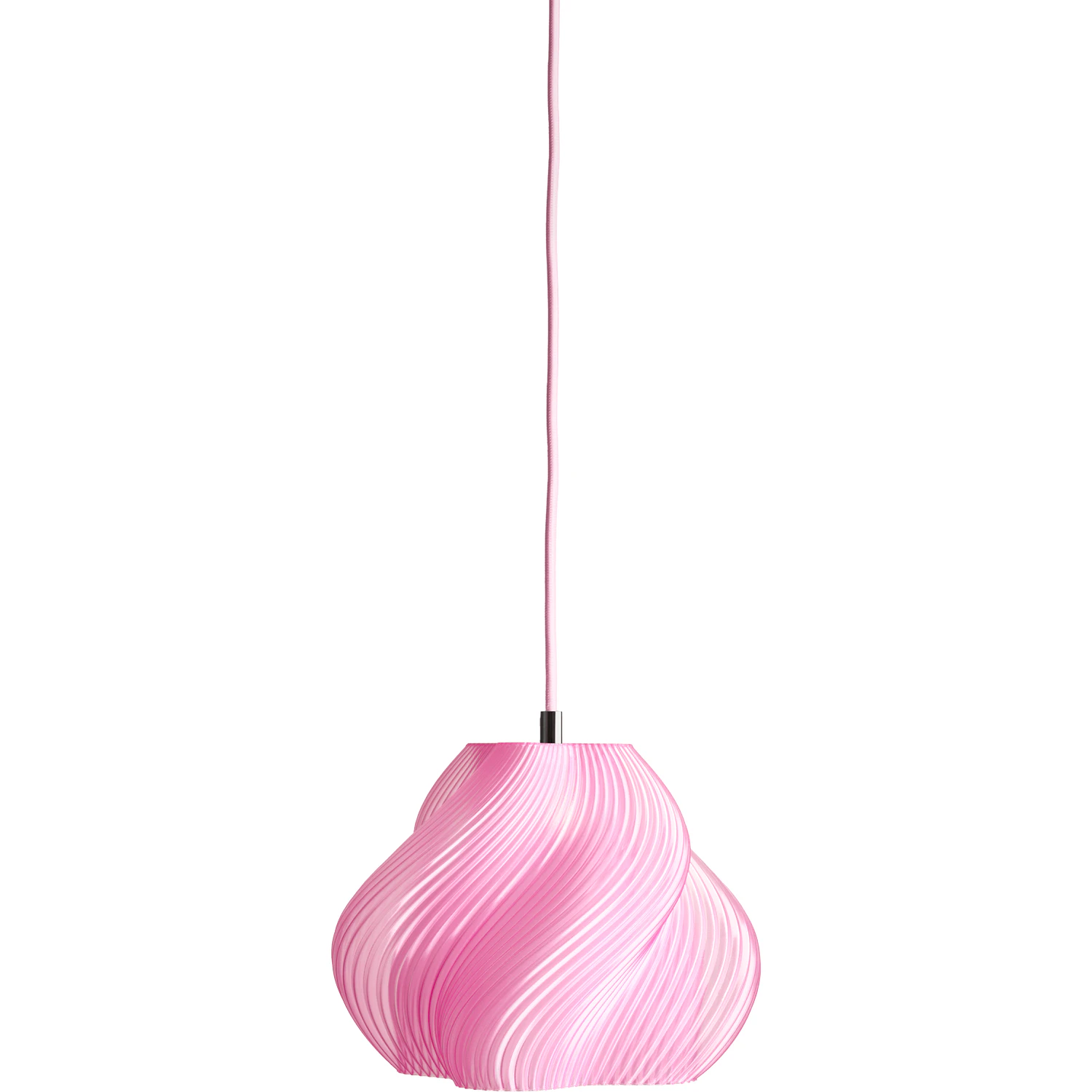 Crème Atelier Soft Serve Pendel 01 / Rose Sorbet - Pendellampor Återvinningsbar Bioplast Mässing