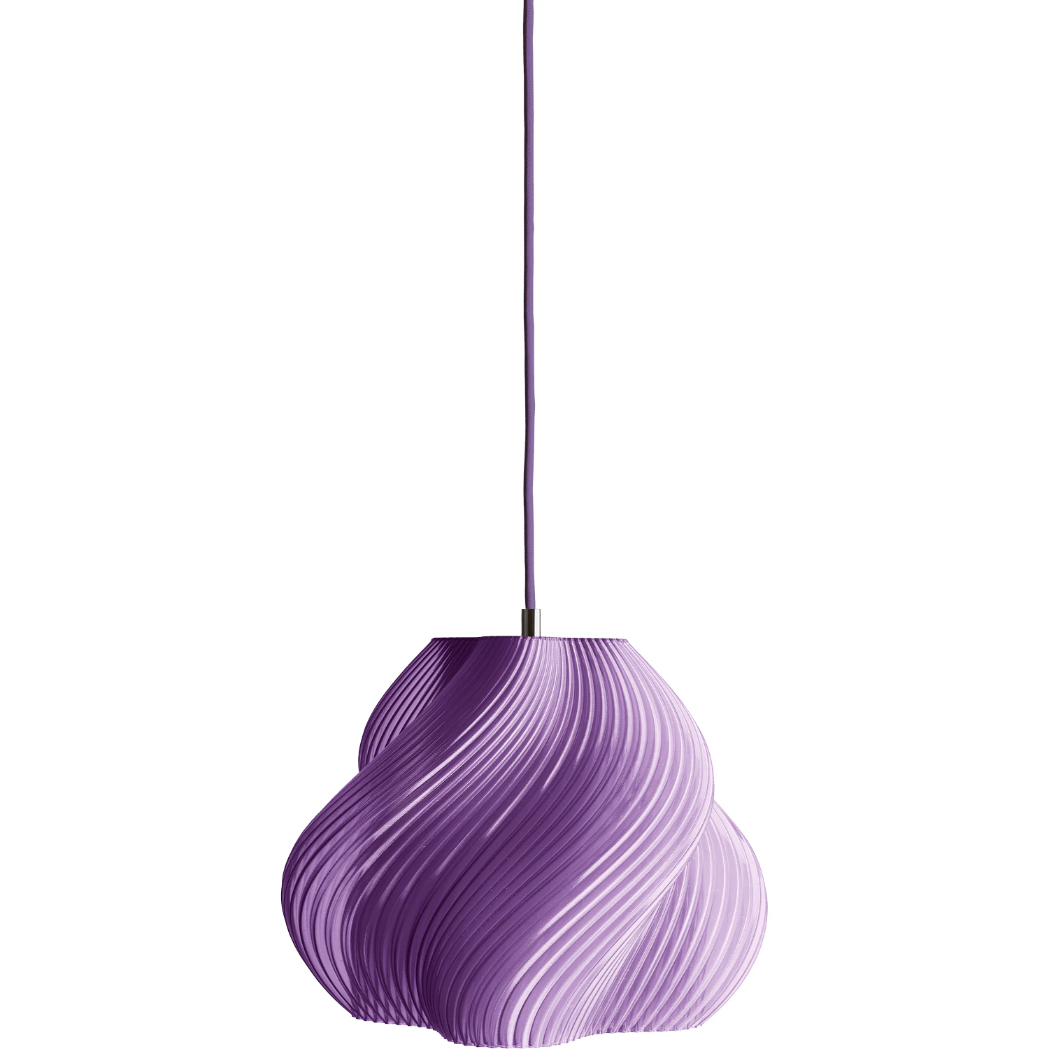 Crème Atelier Soft Serve Pendel 02 / Lavender Sorbet - Pendellampor Återvinningsbar Bioplast Mässing