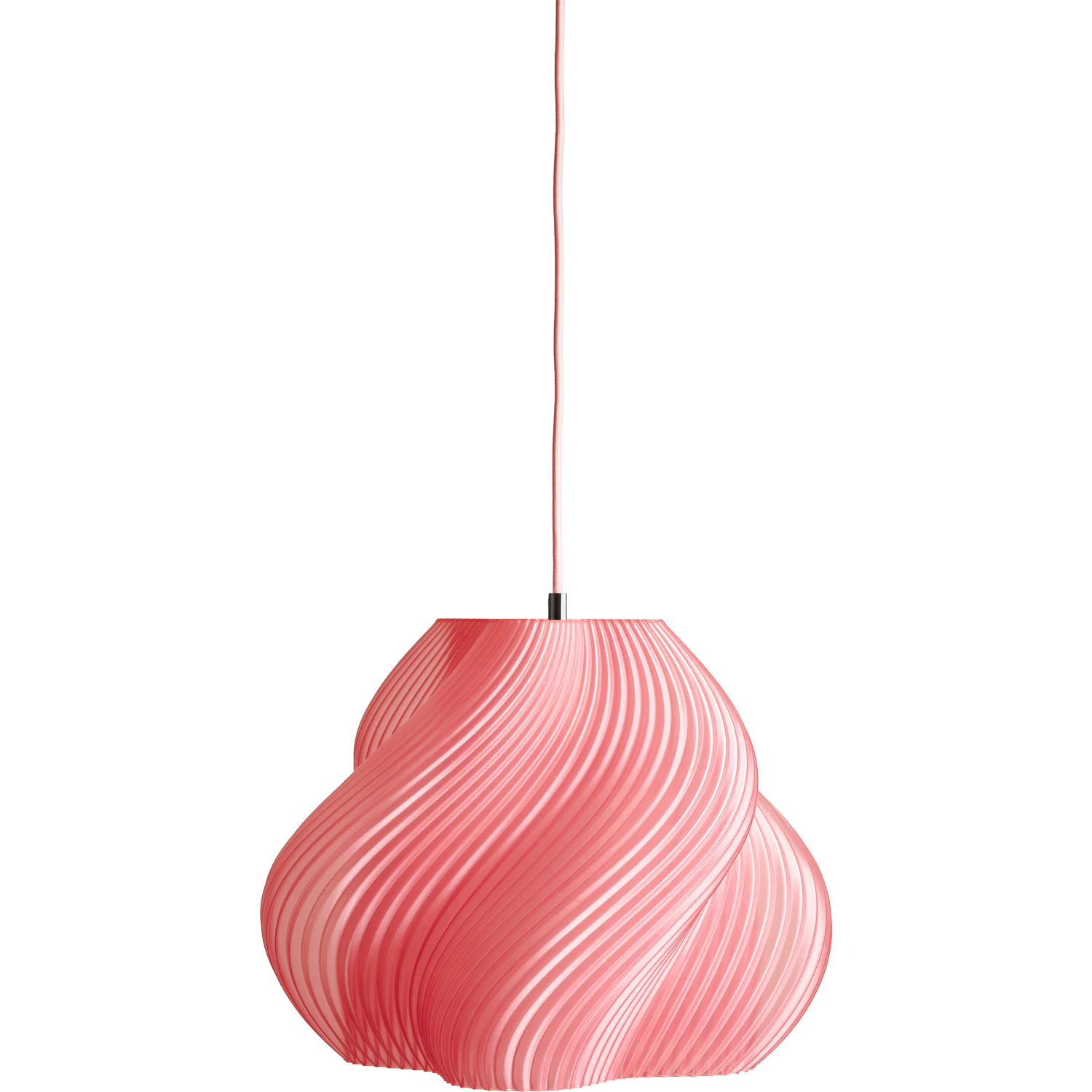 Crème Atelier Soft Serve Pendel 03 / Peach Sorbet - Pendellampor Återvinningsbar Bioplast Krom