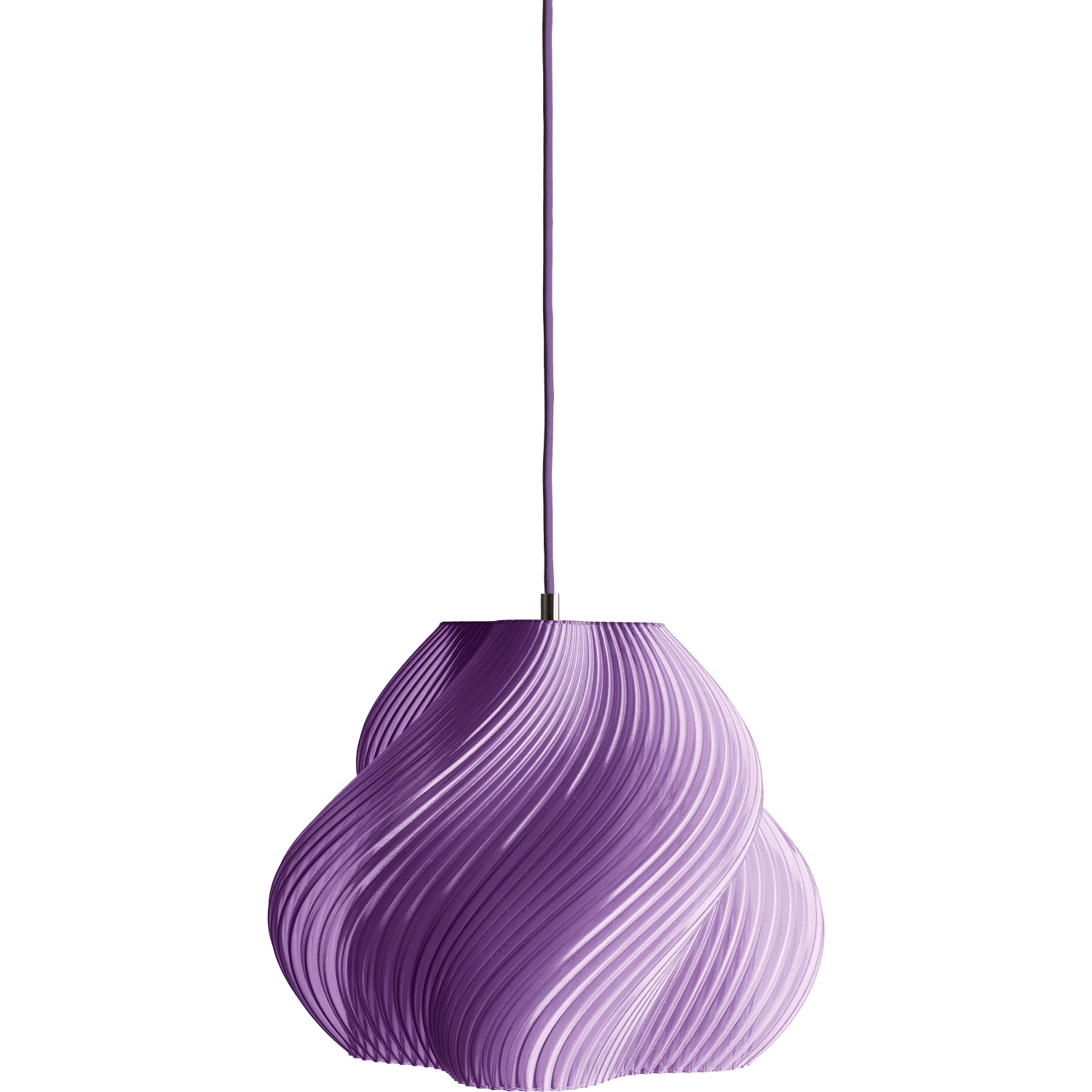 Crème Atelier Soft Serve Pendel 03 / Lavender Sorbet - Pendellampor Återvinningsbar Bioplast Mässing