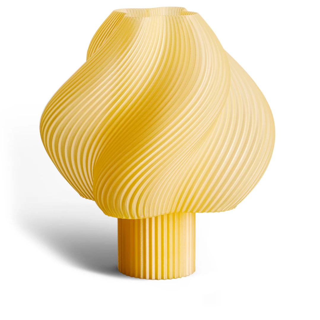 Crème Atelier Soft Serve Portable Bordslampa - Portabla lampor Återvinningsbar Bioplast Limoncello Sorbet