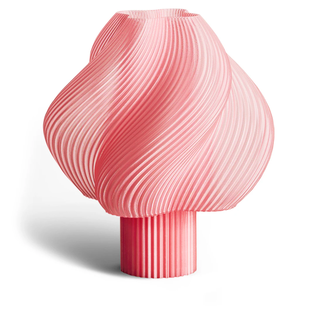 Crème Atelier Soft Serve Portable Bordslampa - Portabla lampor Återvinningsbar Bioplast Peach Sorbet