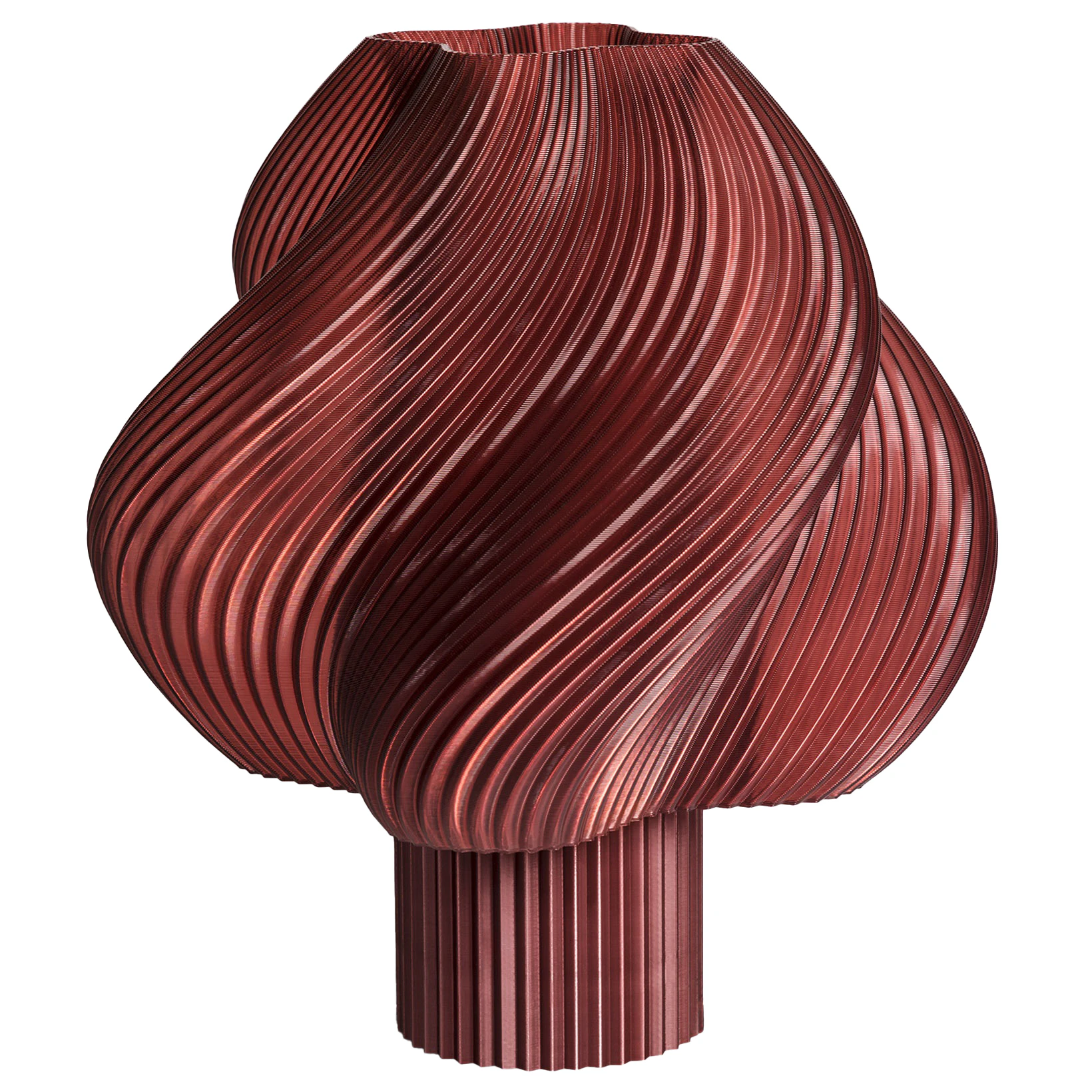 Crème Atelier Soft Serve Portable Bordslampa - Portabla lampor Återvinningsbar Bioplast Cherry