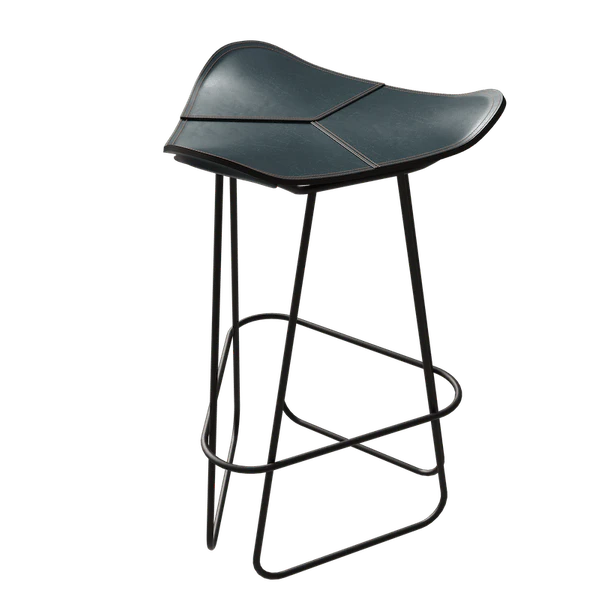 Cuero Pampa Barpall 82 Cm Svart / - Barstolar St&aring;l Ocean Blue