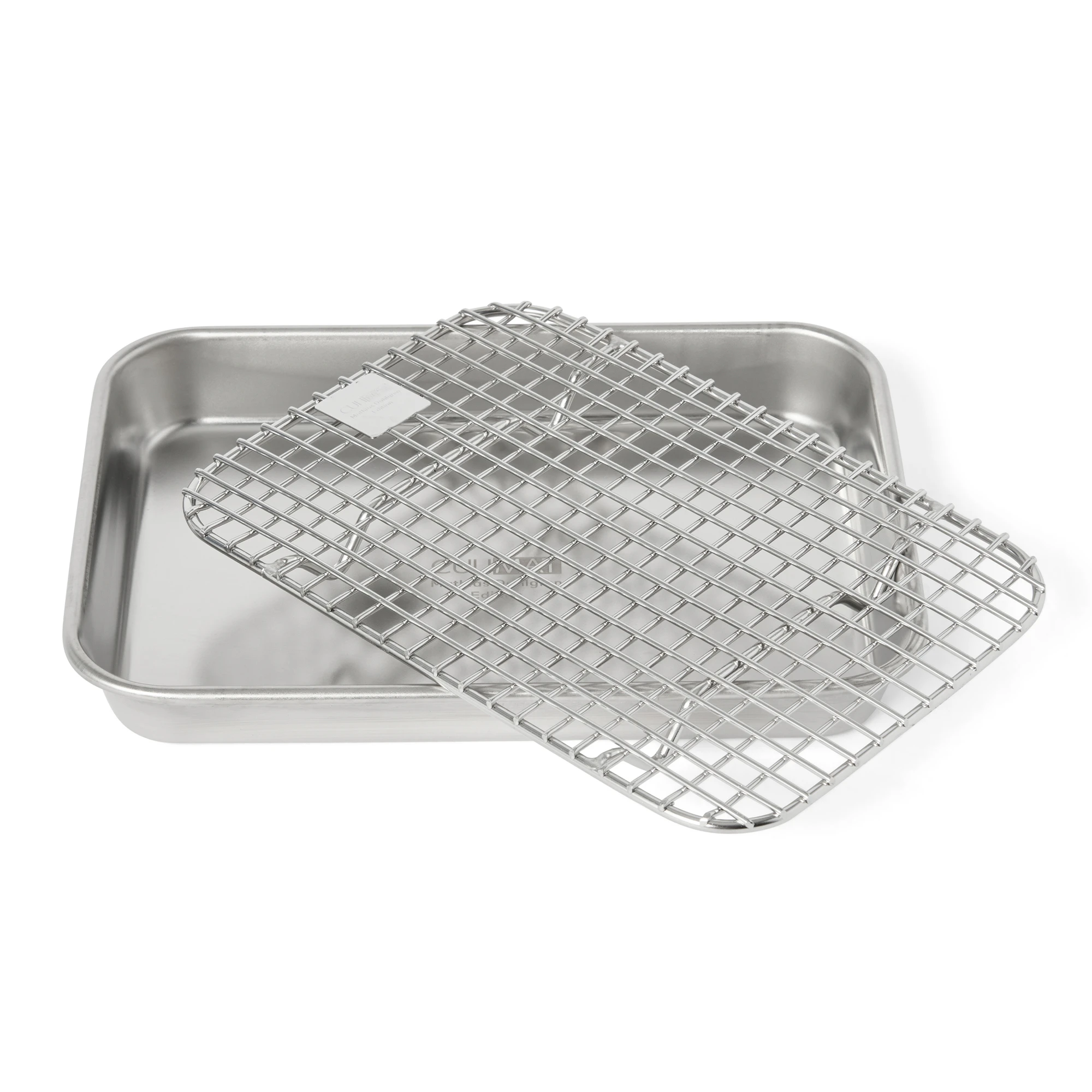 Culimat Mathias Dahlgren Gastrobleck Med Galler 14x18 Cm - Ugnsformar Rostfritt Stål Grå