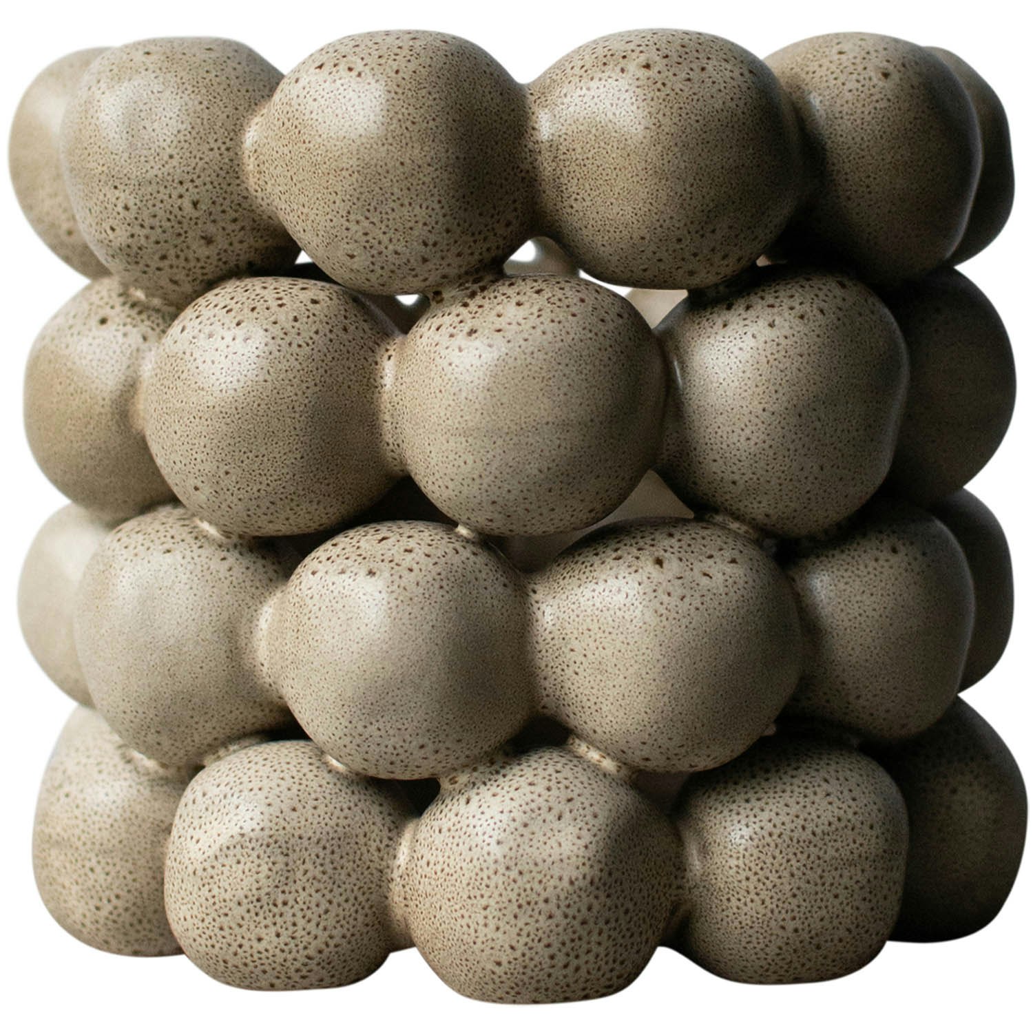 Dbkd Bright Ljusstake &Oslash;17 Cm - Ljusstakar Keramik Beige