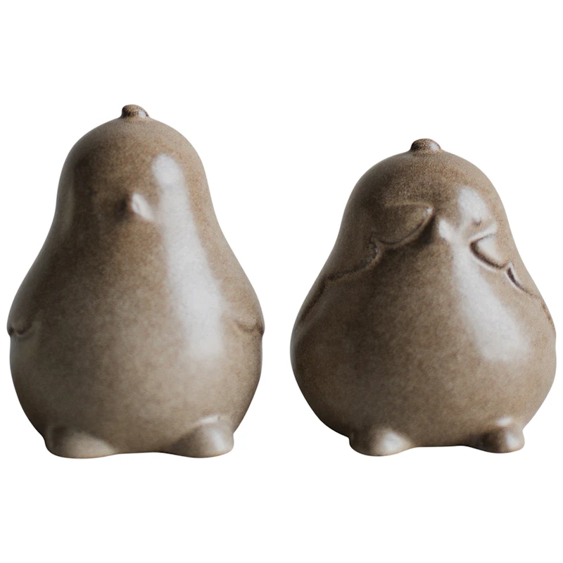 Chubby Chicken Dekoration 2-pack, Beige