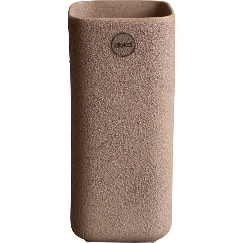 Cube Vas H20 cm, Sand