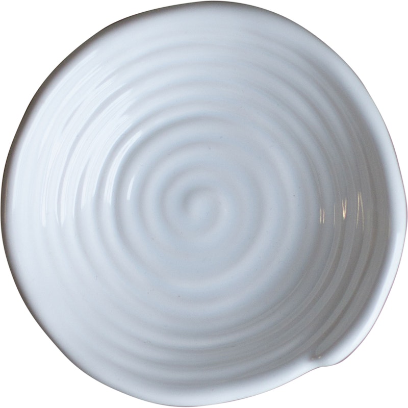 Curl Tallrik Liten Ø12 cm, Shiny White