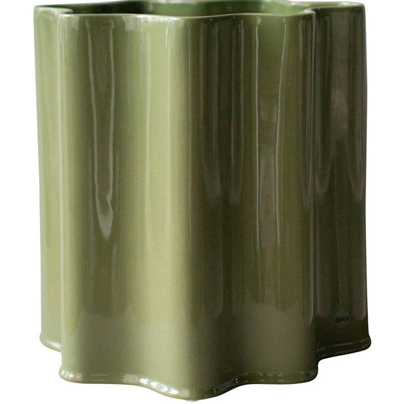 Filter Kruka 28 cm, Shiny Green