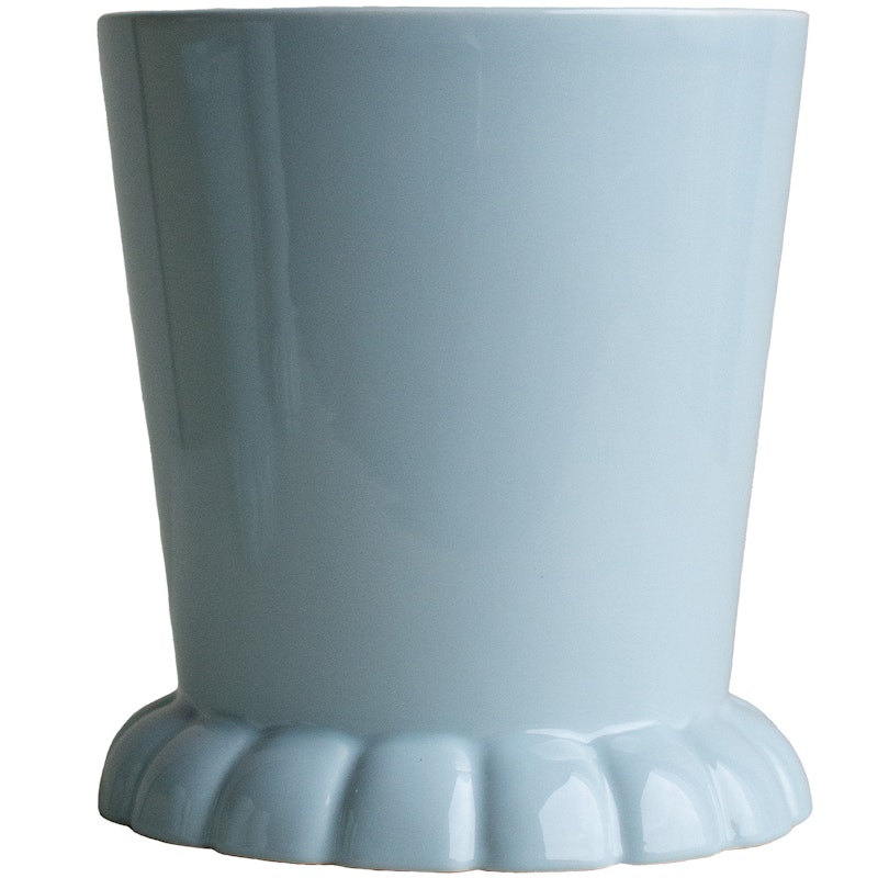 FLORA Pot light blue Kruka
