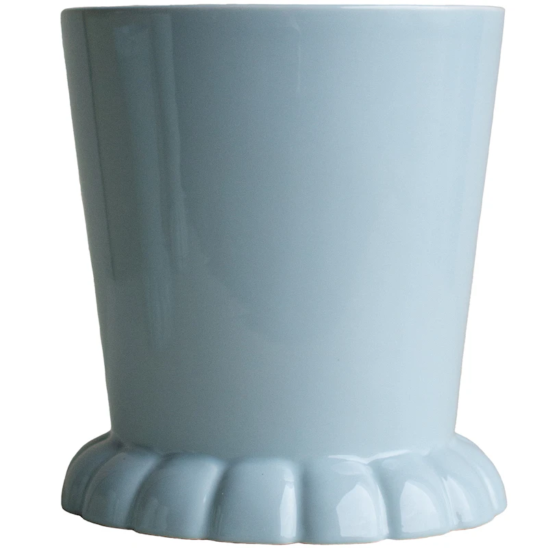 FLORA Pot light blue Kruka