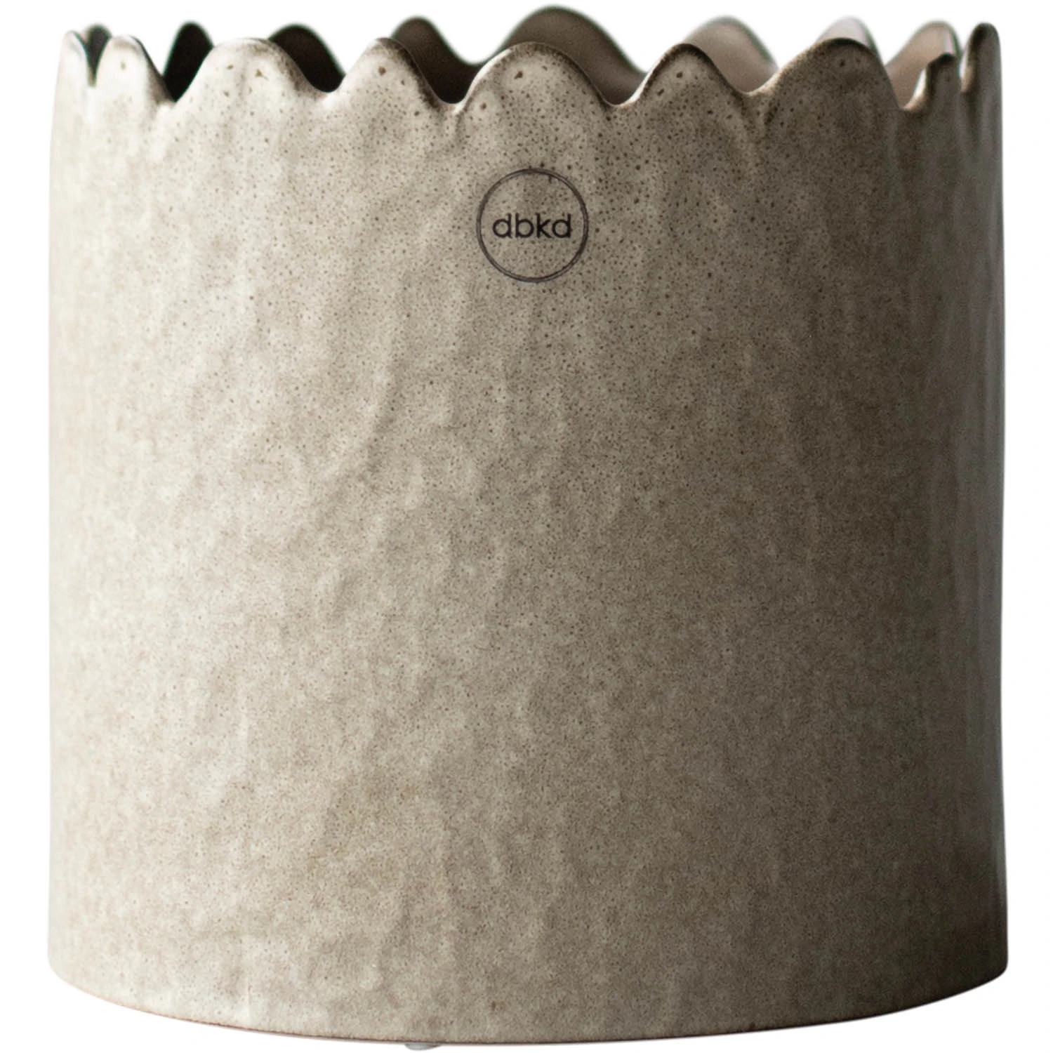 Dbkd Flowery Kruka Ø16 Cm - Krukor Keramik Beige
