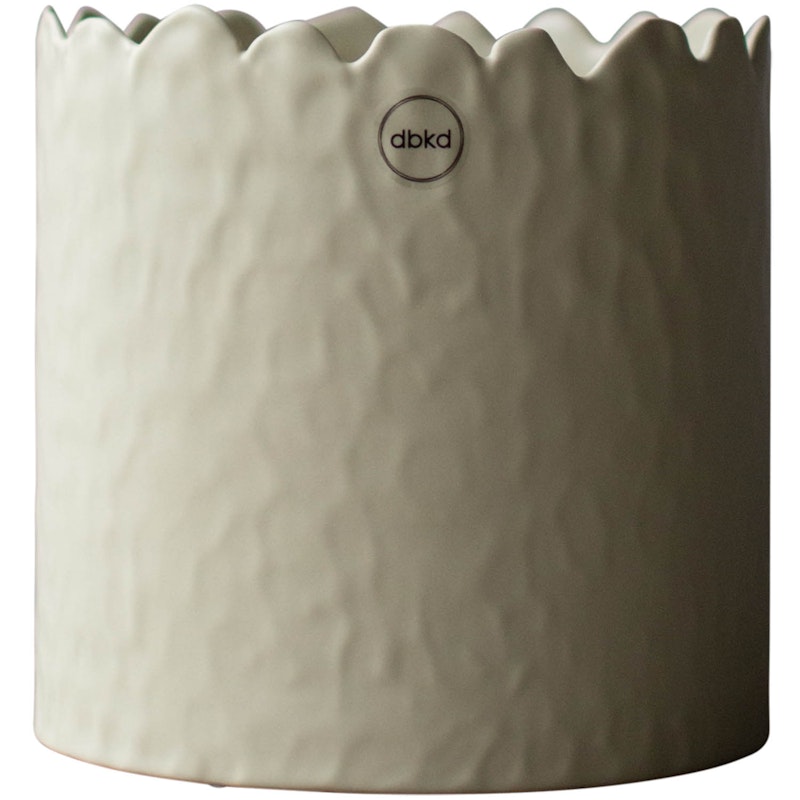 Flowery Kruka Ø16 cm, Creme