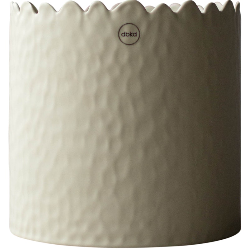 Flowery Kruka Ø20 cm, Creme