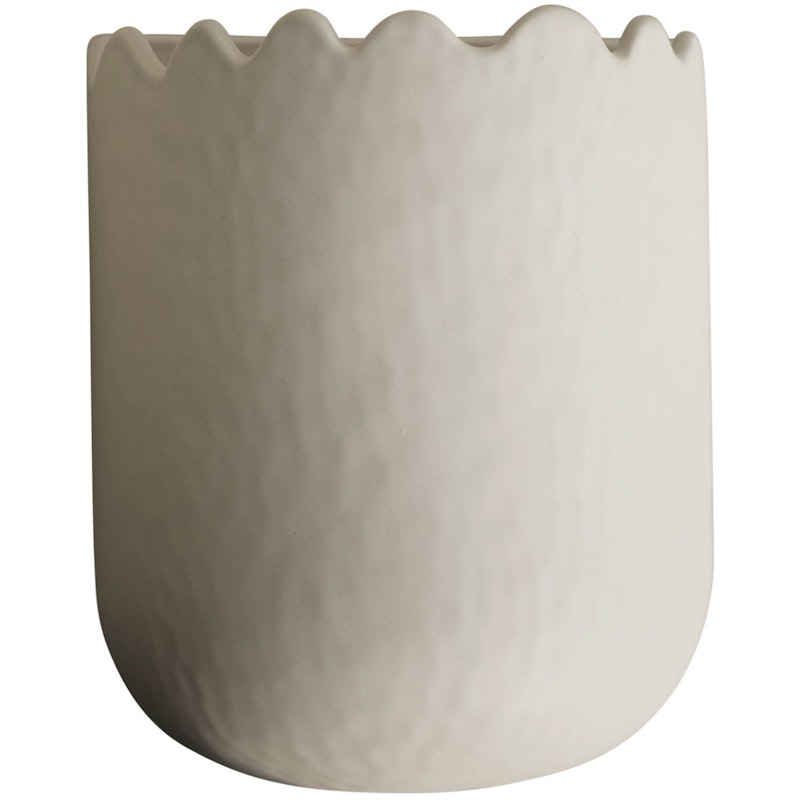 Flowery Väggkruka 19 cm, Creme