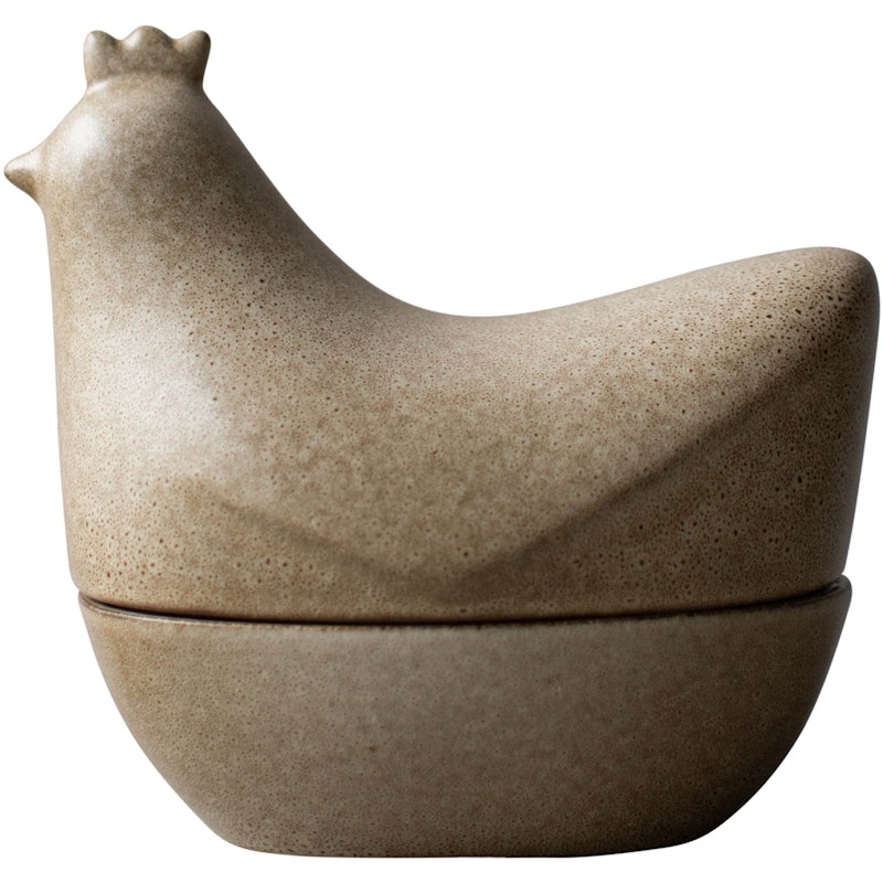 Happy Hen Burk Med Lock, Beige
