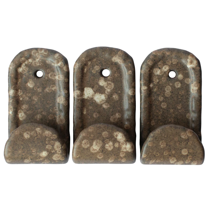 Hook Väggkrok 3-pack, Brown Dot