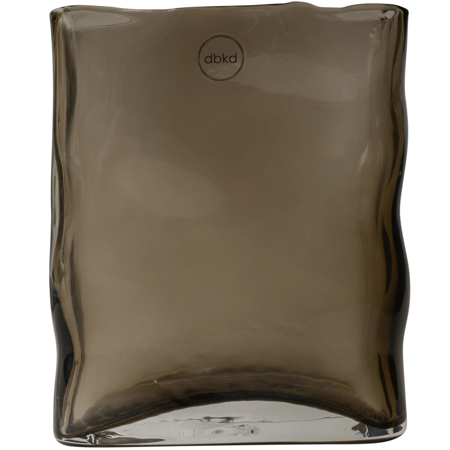 Dbkd Meadow Vas 15x18 Cm - Vaser Glas Brun