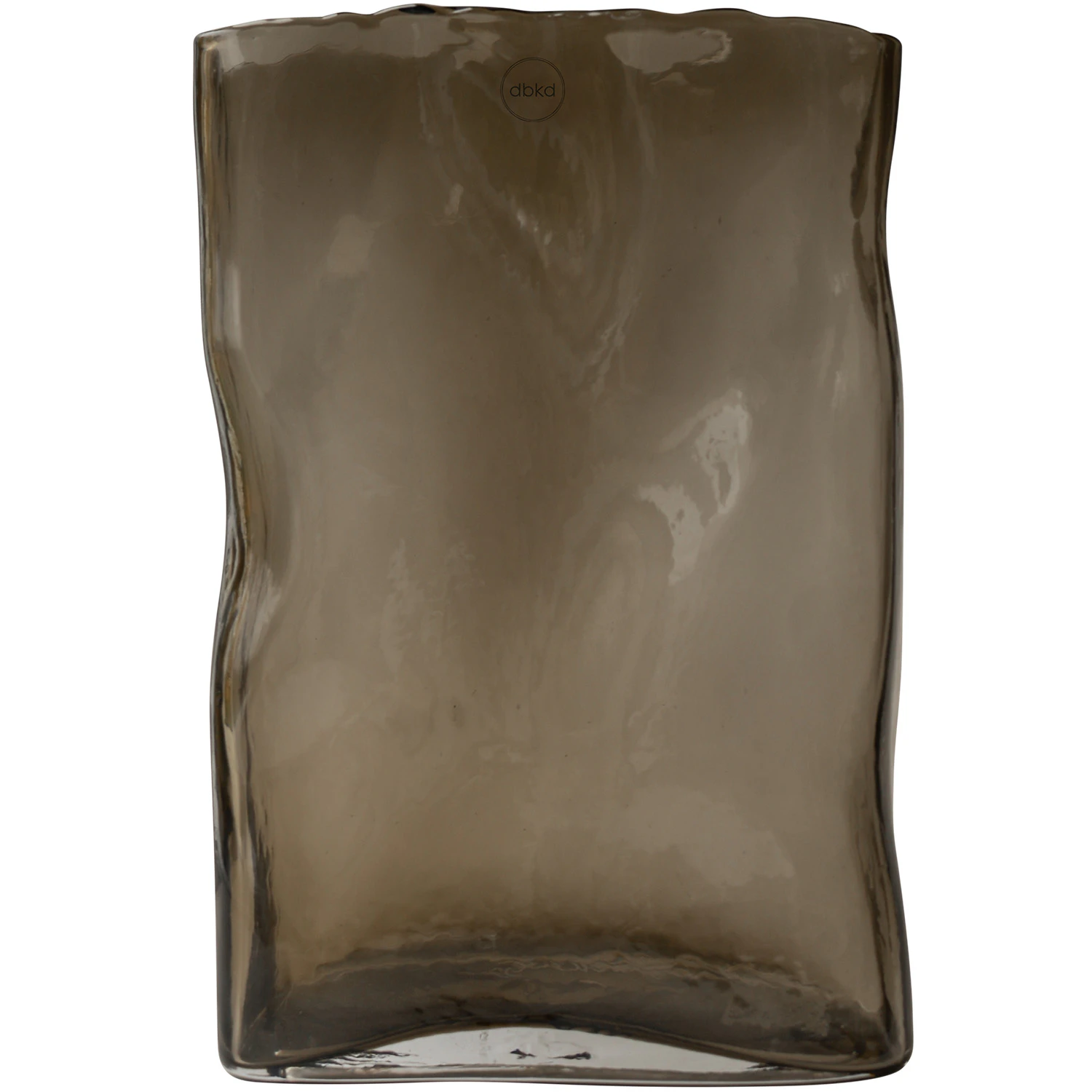 Dbkd Meadow Clear Pot/vase Vas 20x30 Cm - Vaser Glas Brun