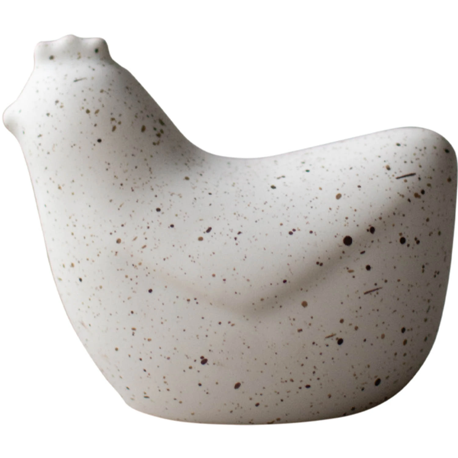 Dbkd Mini Hens Dekoration - Påskdekorationer Keramik White Dot