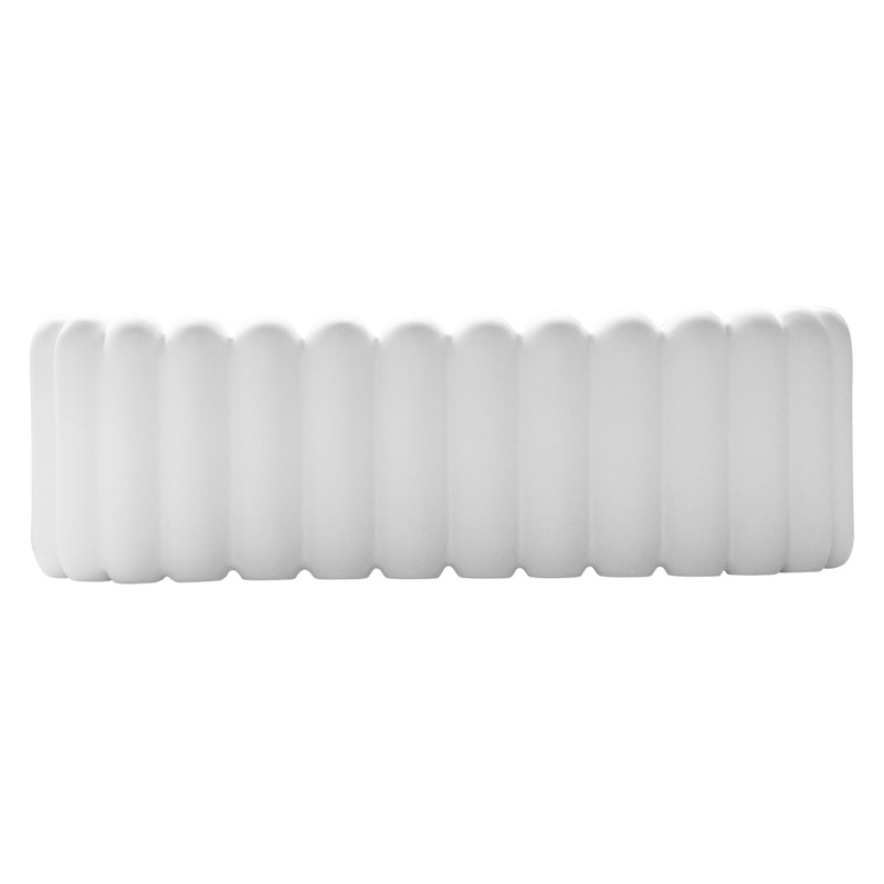 Mist Kruka Oval Small, Vit