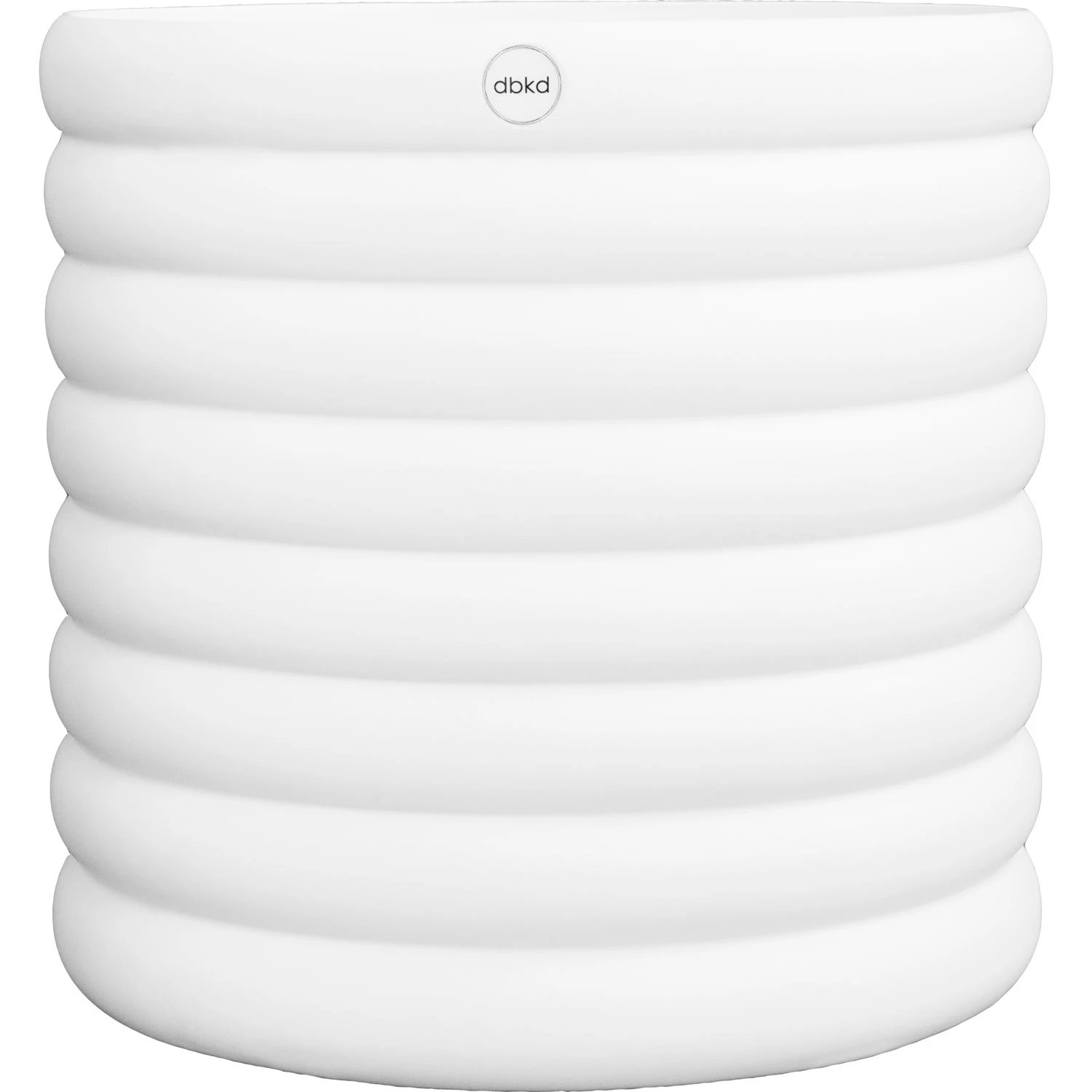 Dbkd Mud Kruka Xl 27 Cm - Krukor Keramik Vit