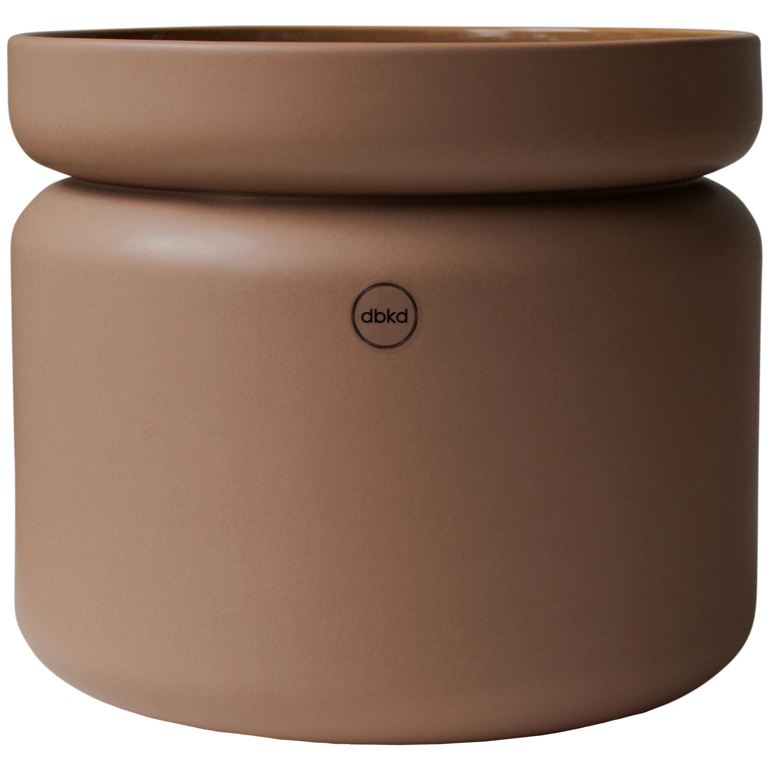 Dbkd Neck Vas Extra Large - Krukor Keramik Nougat