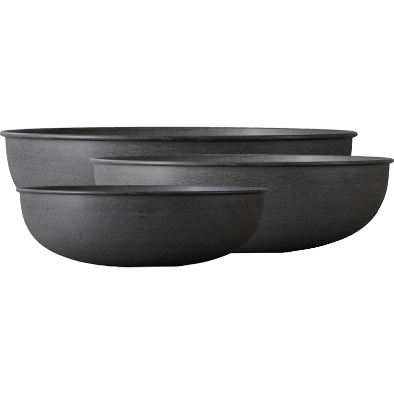 Out 3-Set Outdoor Blomkruka S/M/L, Svart