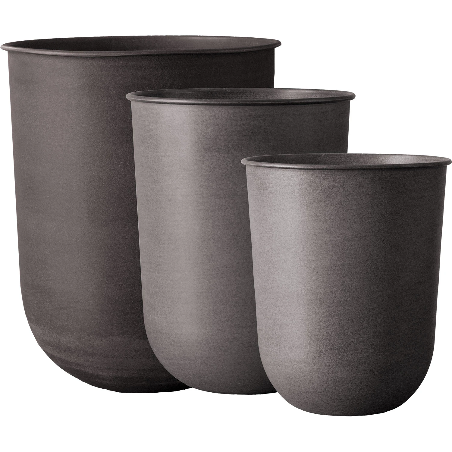 Dbkd Out Kruka 3-pack - Krukor Metall Brun