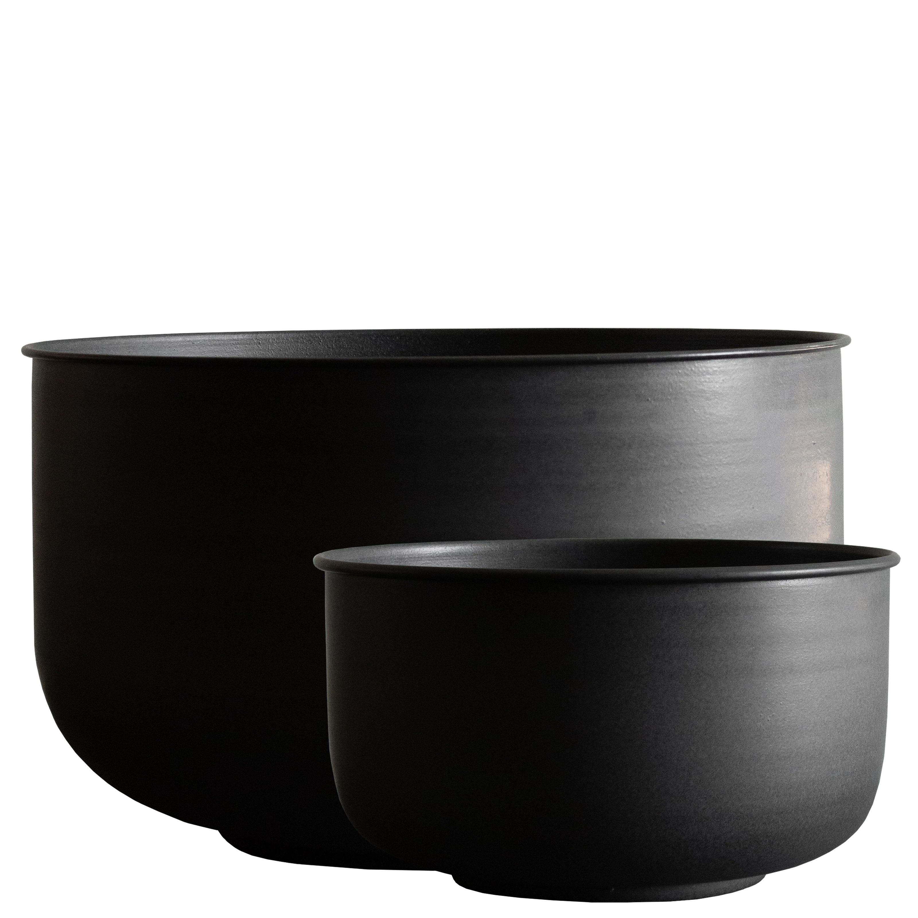 Dbkd Out Wide Utomhuskrukor 2-pack - Krukor Metall Svart