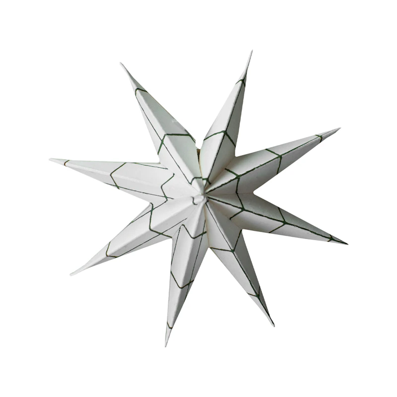 Paper Julstjärna Liten, Square White