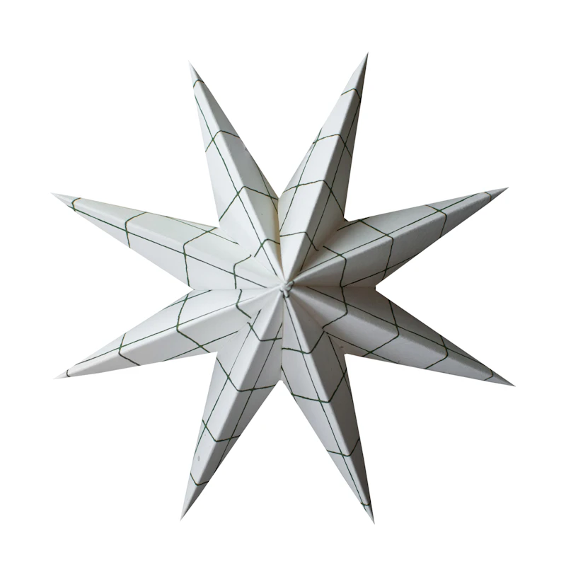 Paper Julstjärna Medium, Square White