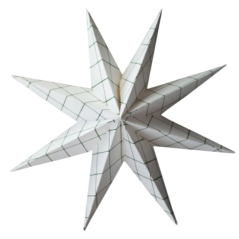 Paper Julstjärna Stor, Square White