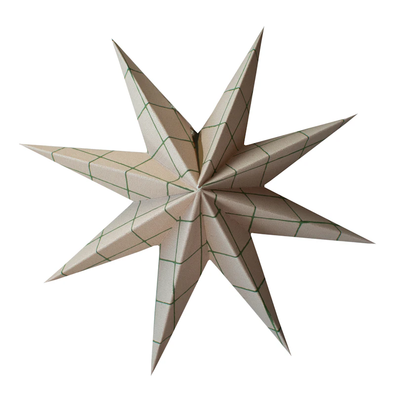 Paper Julstjärna Medium, Square Sand