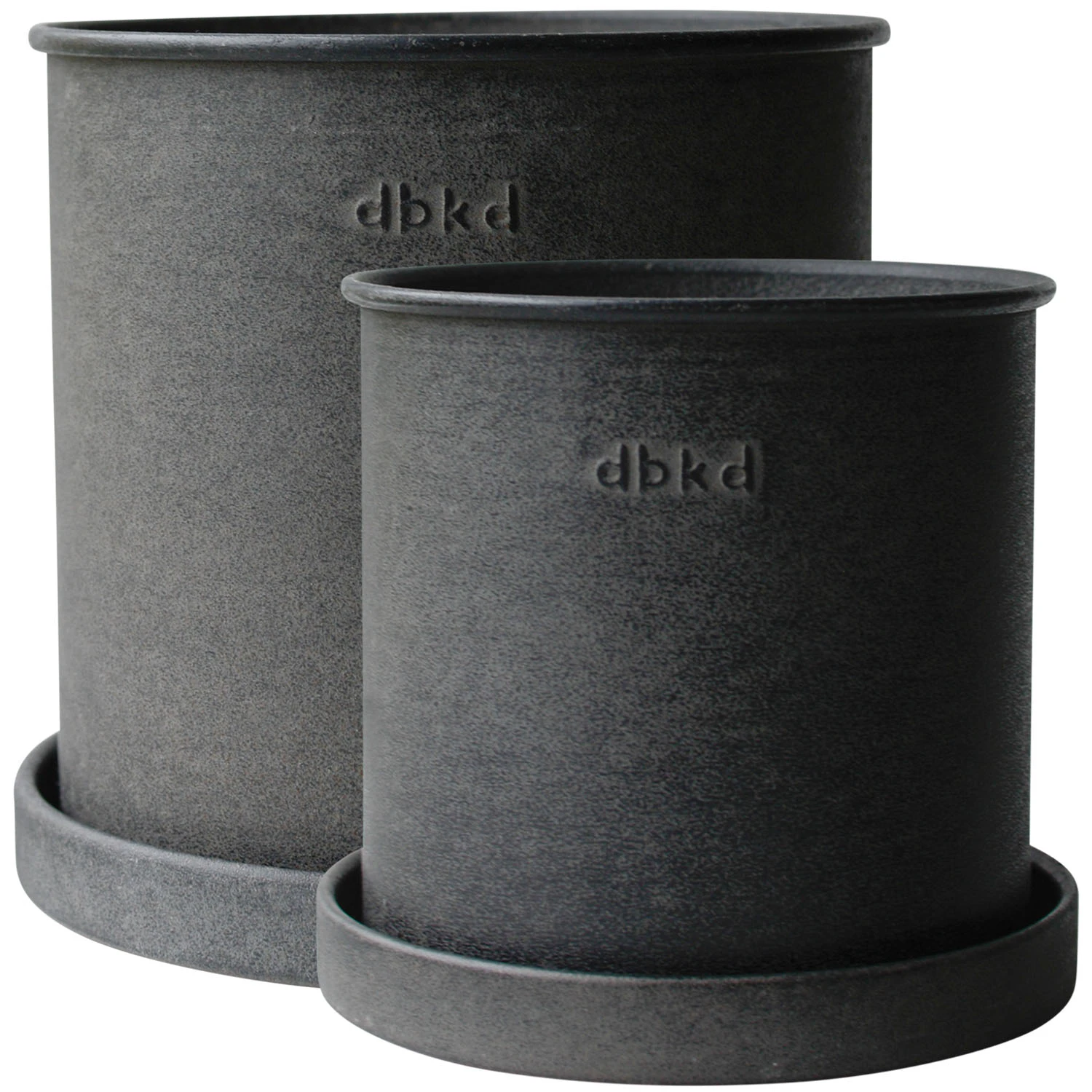 Dbkd Plant Kruka Small 2-pack - Krukor Plåt Svart