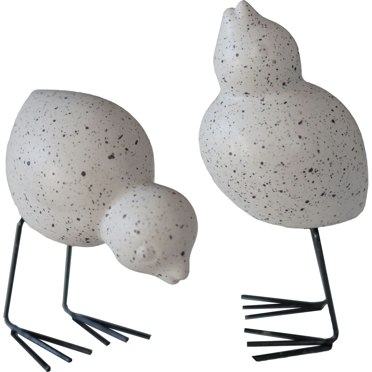 Dbkd Swedish Birds Påskdekoration 2-pack - Påskdekorationer Porslin Mole Dot