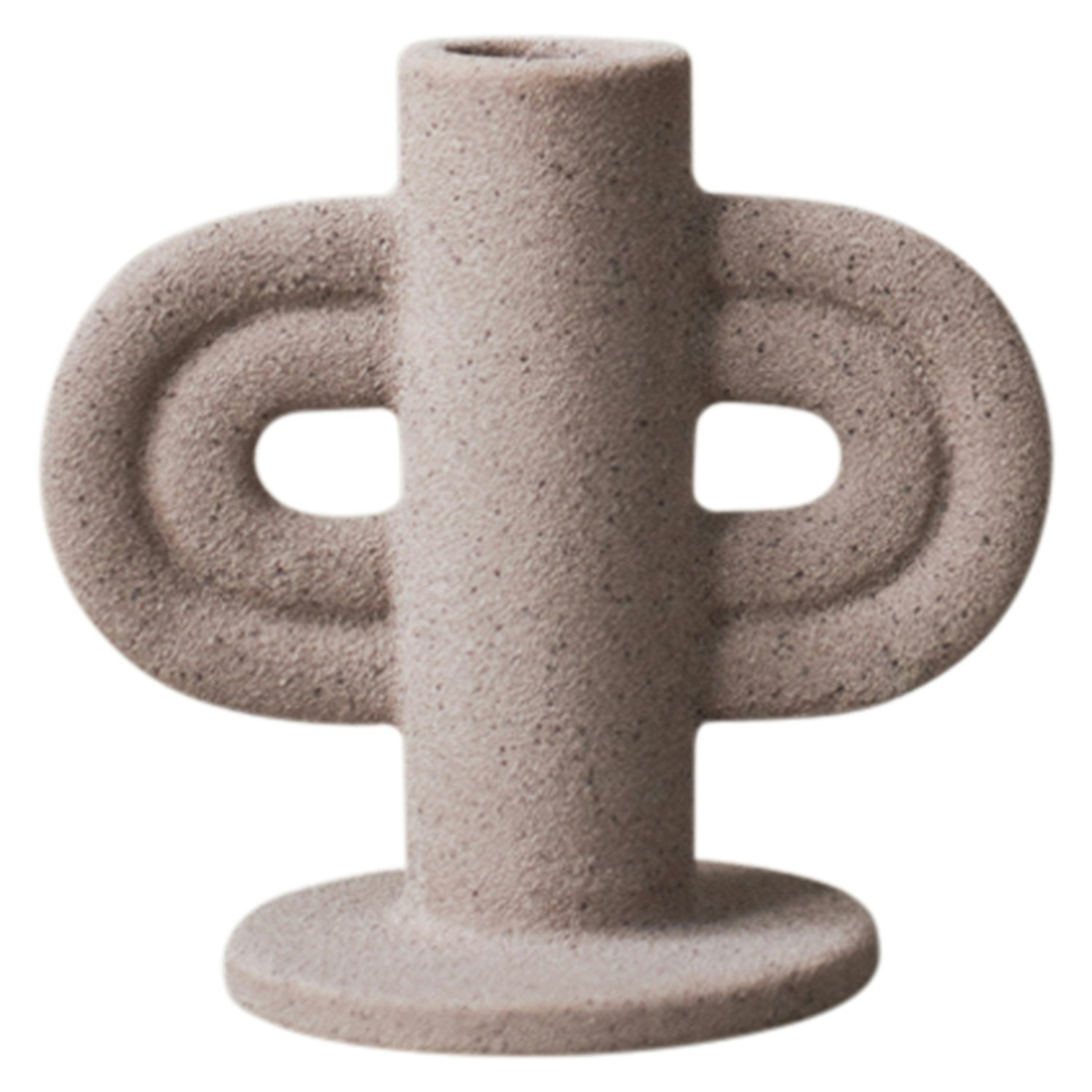 Dbkd Swirl Ljusstake Similar - Ljuslyktor Lergods Nude