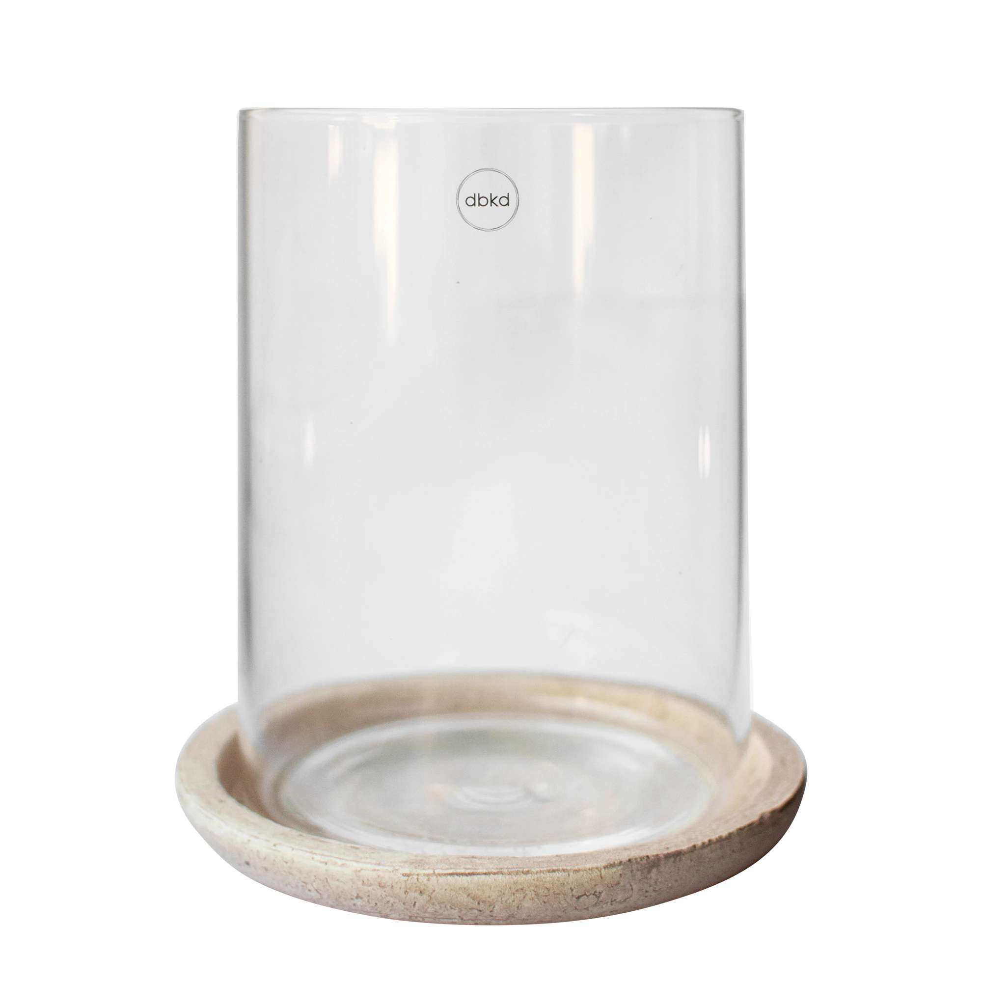 Dbkd Terra Ljuslykta 21,5 Cm - Ljuslyktor Glas Sand