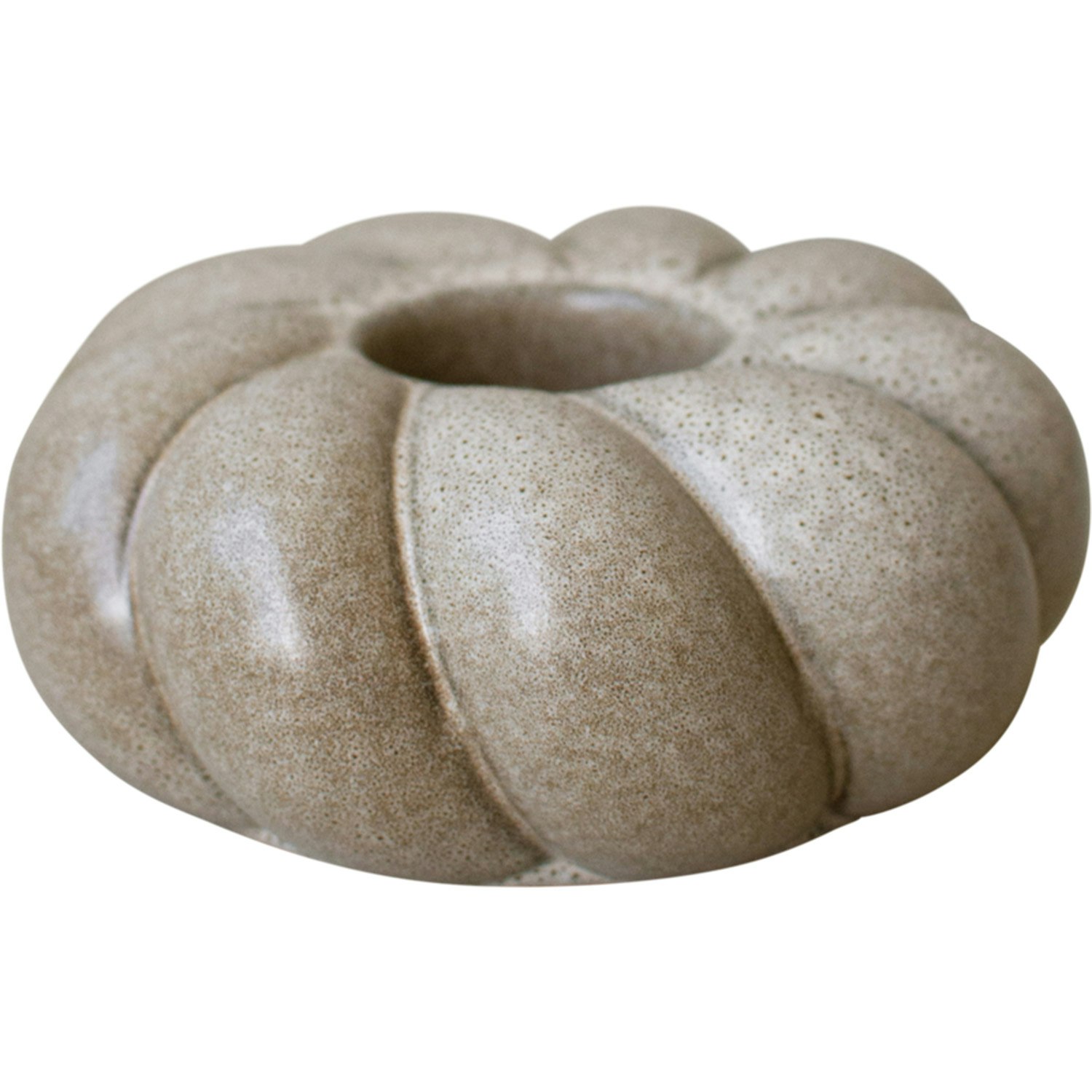 Dbkd Twine Ljuslykta &Oslash;14 Cm - Ljusstakar Lergods Beige