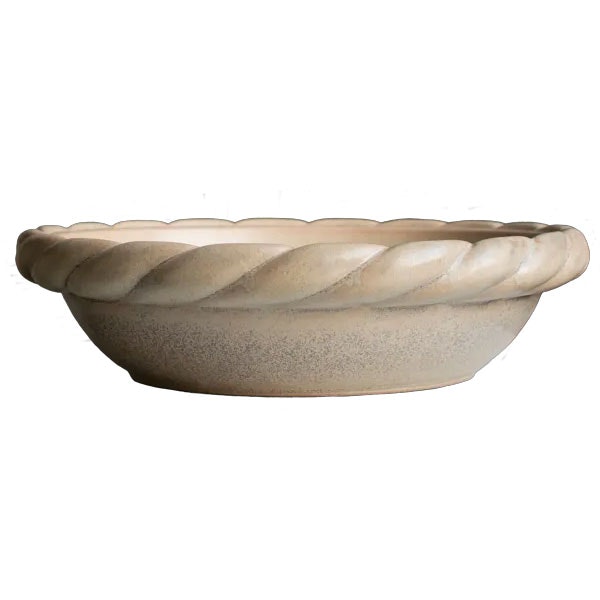 Dbkd Twine Serveringstallrik 40 Cm - Serveringssk&aring;lar Keramik Beige